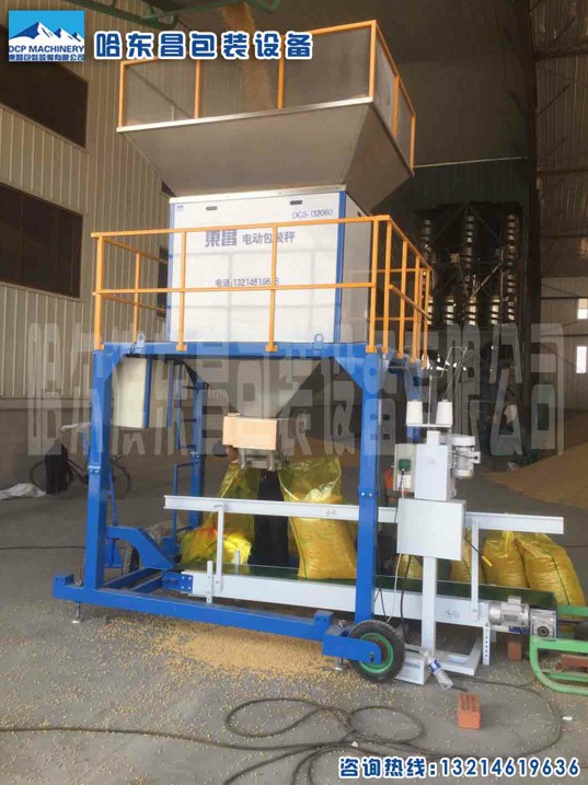 稻谷包裝秤，高粱定量包裝機(jī)，東昌流量秤